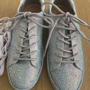 I.N.C INTERNATIONAL CONCEPTS  Sparkling Rhinestone Sneakers SIZE 7M  lolaf